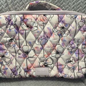 Vera Bradley Pastel Floral Quilted Cosmetic Bag
